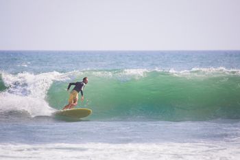 Taking a left at San Onofre State Beach

