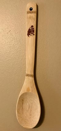 "Fire & Grace" Wooden Spoon  