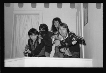 Breau, Christoff, Cramer, Pollington at Saucer House 1977
