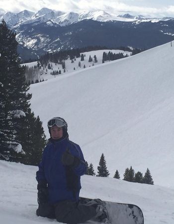 Snowboarding in Colorado
