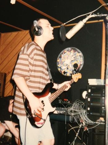 Frank. Recording WGM. Summer, 1997. Photo courtesy of Kevin Hoeppner.
