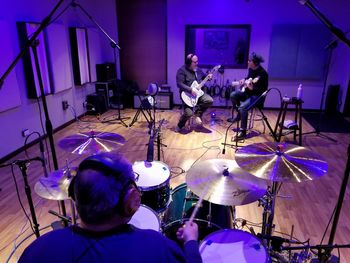 Tracking drums for new single. 11.12.17. Photo courtesy of Kevin Mucha/Coerce
