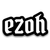 Black & White Ezoh Sticker