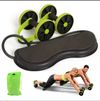 All Purpose Muscle Trainer & Wheel Ab Roller with adjustable Resistance Bands 