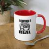 Rewind 2 Real Stereo Contrast Coffee Mug