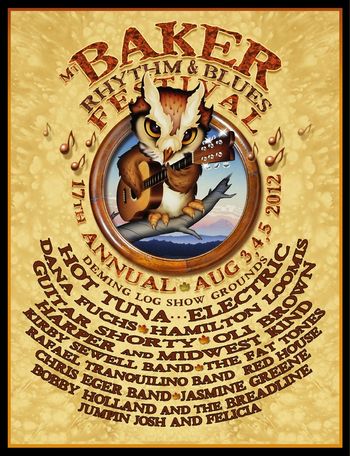 2012 Mt Baker R&B Festival poster
