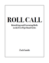 Roll Call: Identifying and Executing Rolls in the Five Pipe Band Styles