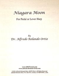 PDF download of NIAGARA MOON • (for pedal harp or large lever harp) • Intermediate/advanced