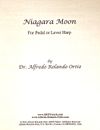 NIAGARA MOON - sheet music • (for Pedal harp or large lever harp) • Intermediate/Advanced