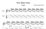 Poor Man's Suite - I - Etude (score/TAB)