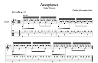 Acceptance (sheet music/tab)