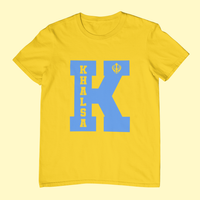 Kids Unisex Yellow Khalsa T-Shirt (We Are The Khalsa Animation)