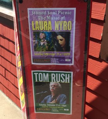 Look!  Our poster in P-Town!

