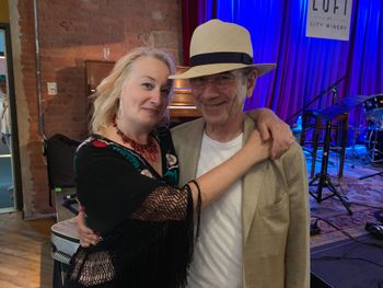 Diane Garisto with legendary producer Russ Titelman who came to see the show
