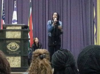 KimParis in Worship in Cape Town, South Africa
