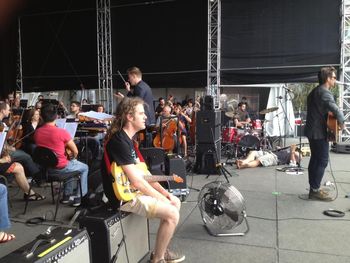 Soundcheck Pete Murray and The Adelaide Symphony Orchestra 2013

