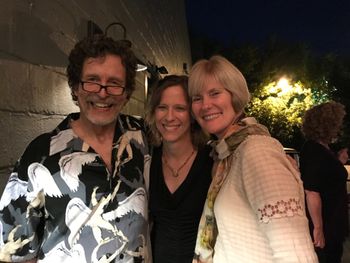 Jon Vezner, me and Debra Griner after the Don Juan's show Asheville, NC 2017
