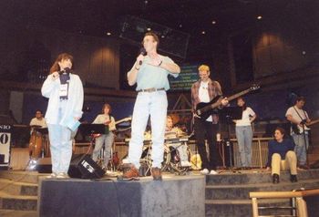 w/the San Antonio Metro band, 1999
