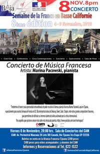 Marina Pacowski : Piano Solo Recital in Mexico