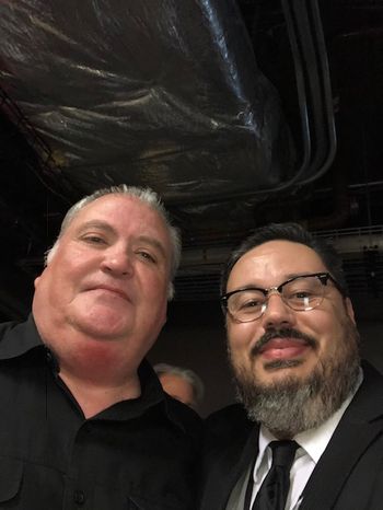 With David Hidalgo of Los Lobos at the ACL Hall of Fame New Year's Special (December 31, 2018).
