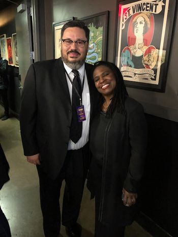 With Ruthie Foster at the ACL Hall of Fame New Year's Special (December 31, 2018).
