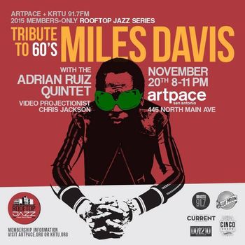 Promo Flyer for the Miles Davis Tribute Show (November 2015)
