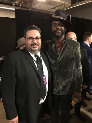 With Gary Clark Jr. at the ACL Hall of Fame New Year's Special (December 31, 2018).
