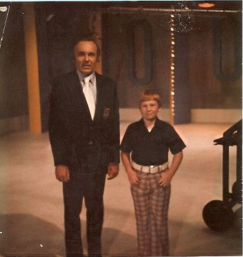 Dick Williams, host of Talent Showcase and Gary around age 9.
