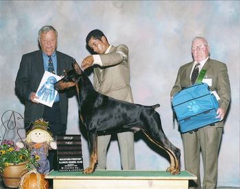 GROUP ONE at the Rockford -Freeport IL Kennel Club

