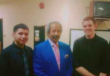 back up vocals for Allen Toussaint, with Aniceto Mundo Jr. - 2011

