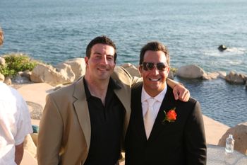 Bob and Mark in Cabo @ Mark's wedding
