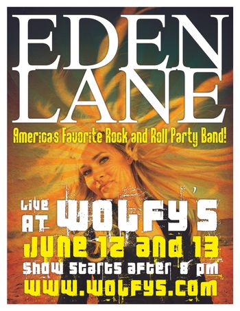 Band Flyer - Wolfy's 2009
