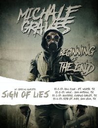 Michale Graves: Beginning Of The End U.S.Tour Featuring Sign Of Lies 