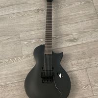 ESP/LTD EC-FR Black Metal Electric Guitar w/ Floyd Rose - Black Satin (2021 Model)