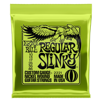 Ernie Ball 2221 Regular Slinky Electric Guitar Strings (10-46)