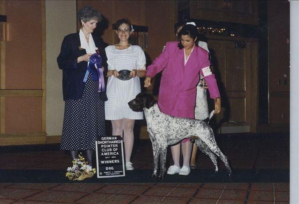 WINNERS DOG 1993 BACK TO BACK WINS
KHRIS WAS 7 MONTHS PREGNANT