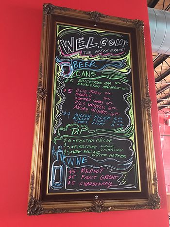 Beer, wine & spirits menu
