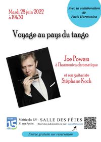 Joe Powers and El Turquito - Voyage au pays du Tango Concert