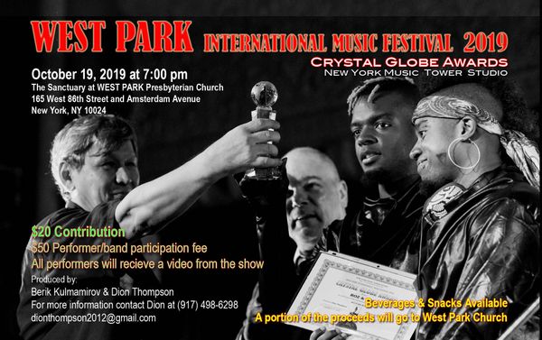 Welcome to WEST PARK INTERNATIONAL MUSIC FESTIVAL 2019