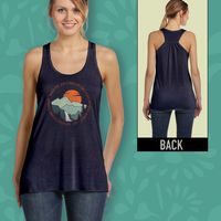 "THE WORLD IS MINE" FLOWY RACERBACK TANK TOP - TEMPORARILY UNAVAILABLE