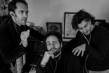 Podsongs the band - Jack Stafford, Maurizio Sarnicola, and Massimino Voza
