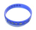 Rosary Wristband - Blue & Silver