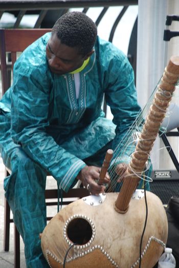 Salieu Suso from Mali – TPO New York - Master player of the West African Kora – Direct descendant of the inventor of the instrument
