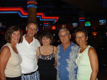 Friends at the OD Beach Club
