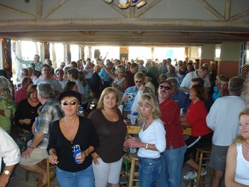 Awesome crowd at the O D Resort "Pig Pickin"
