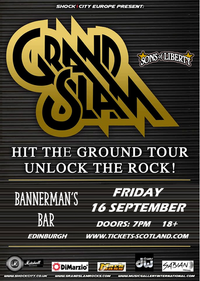 Grand Slam with special guests Sons of Liberty at Bannerman's