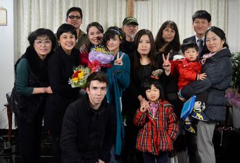 Some people at the International Church. It is Korea's outreach to their Internationals.
