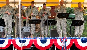 101st Army Dixieland Band in Burlington.
