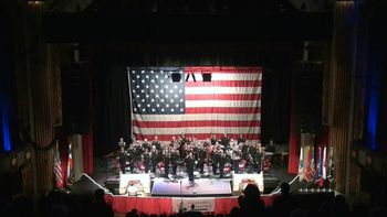 101st Army Concert Band at the "Pipes and Stripes" concert.
