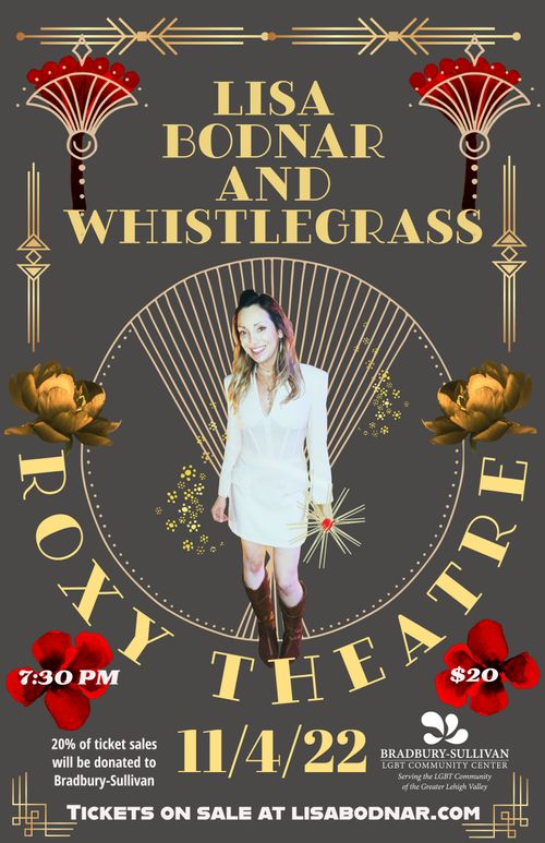 Lisa Bodnar and Whistlegrass play the Roxy Theatre on November 4 2022 Lehigh Valley Singer-songwriter 